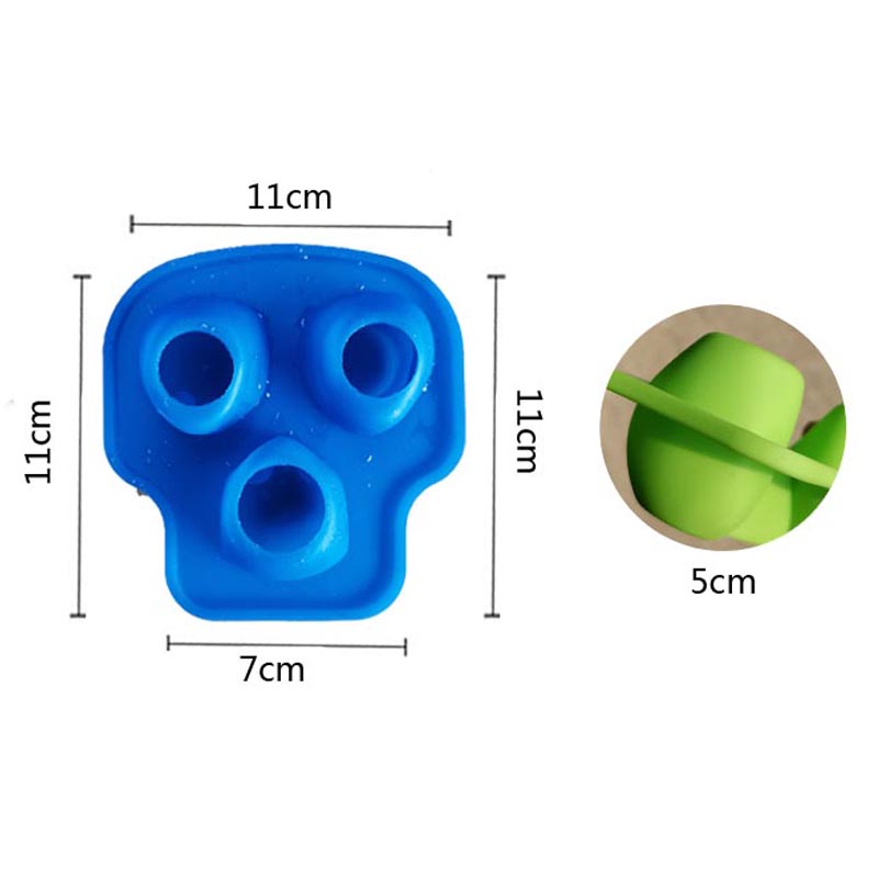 Silikon -Eiswürfelschalen große Silikon -Eiswürfelformen, wiederverwendbar, BPA frei, für Whisky, Cocktails, stapelbare sichere Eiswürfel